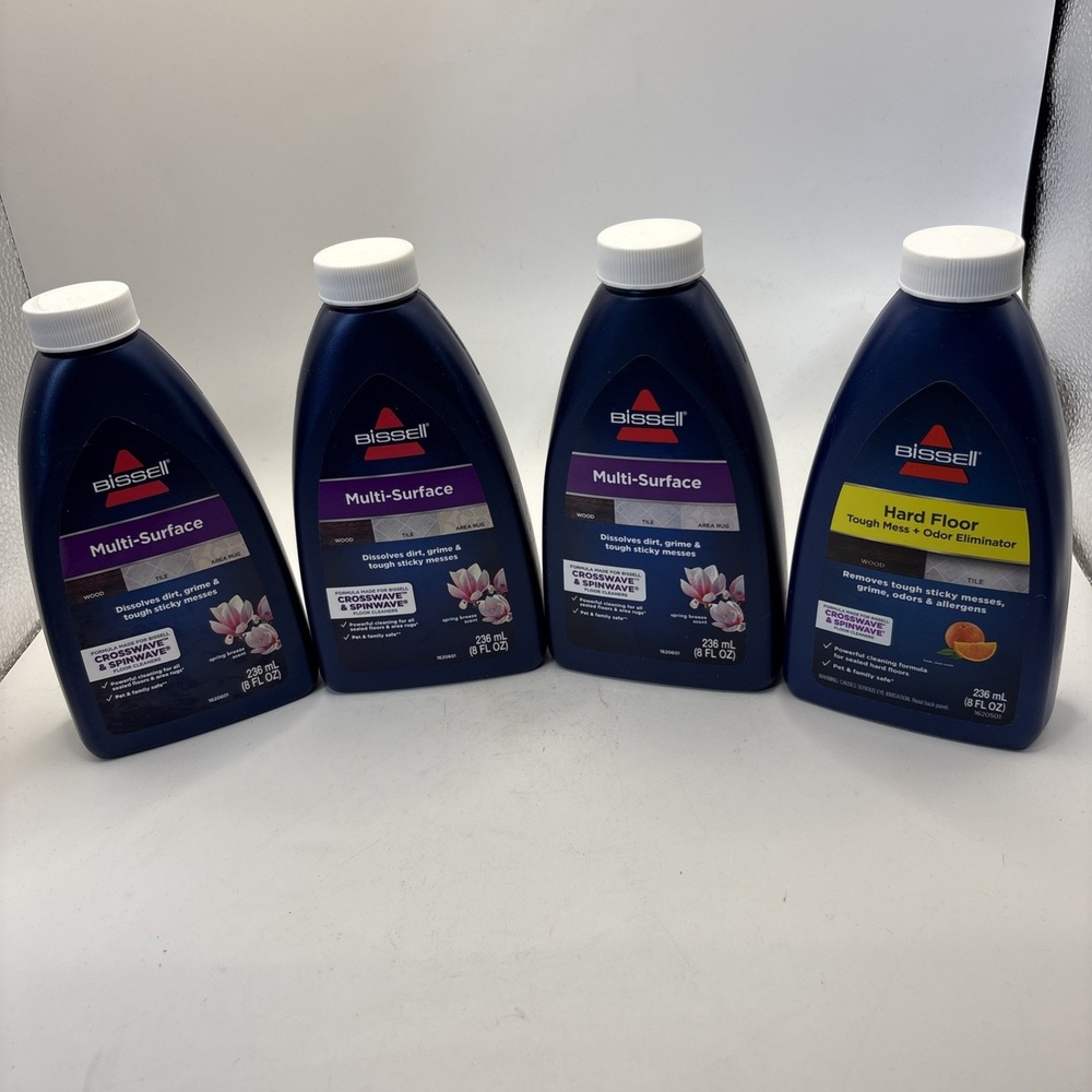 Bissell Cleaner Multi-Surface & Wood Floor  Set 236mL 8 Fl Oz New Sealed (5)